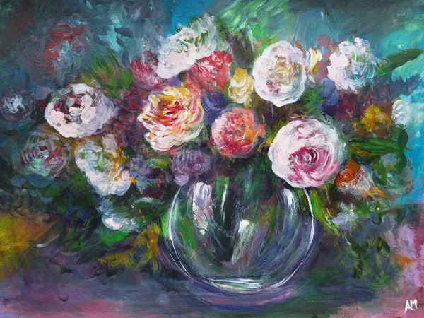 Peonies A3