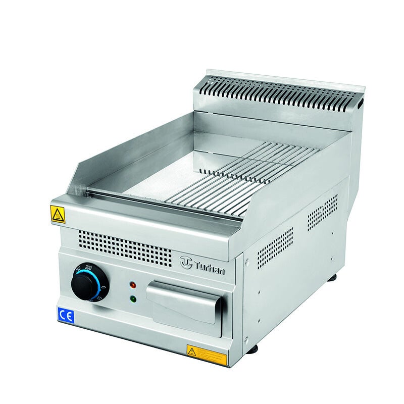 T.C. 40´er Elektrogrillplatte Chrom 6IEK400
