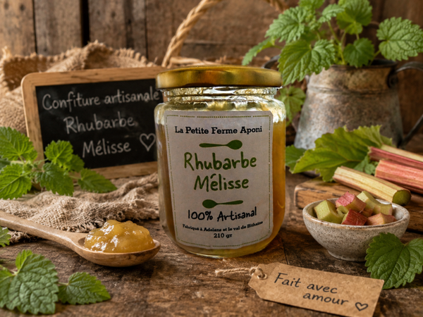 ☀️Confiture Rubarbe-Mélisse ☀️