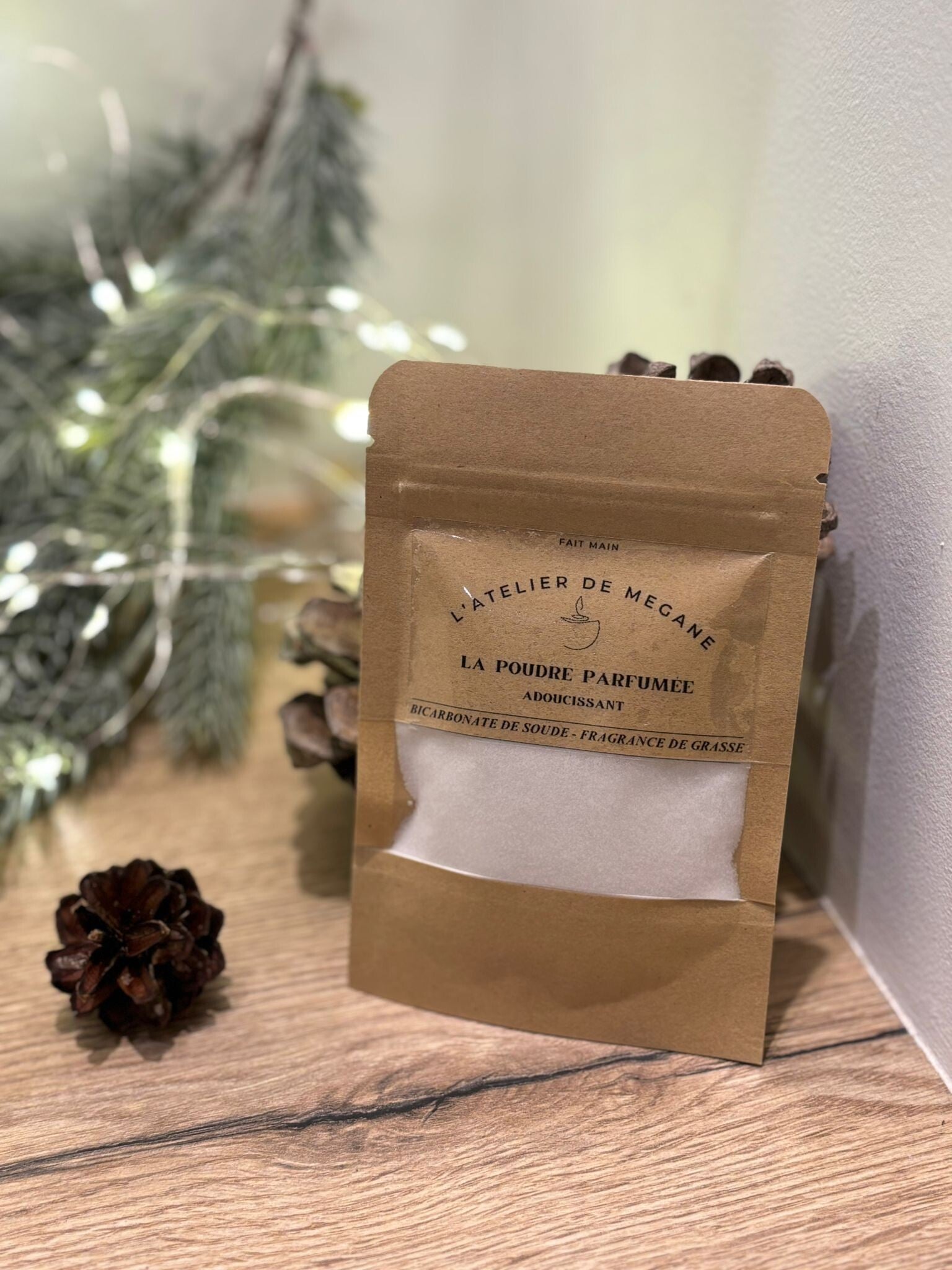 Poudre parfumée adoucissant