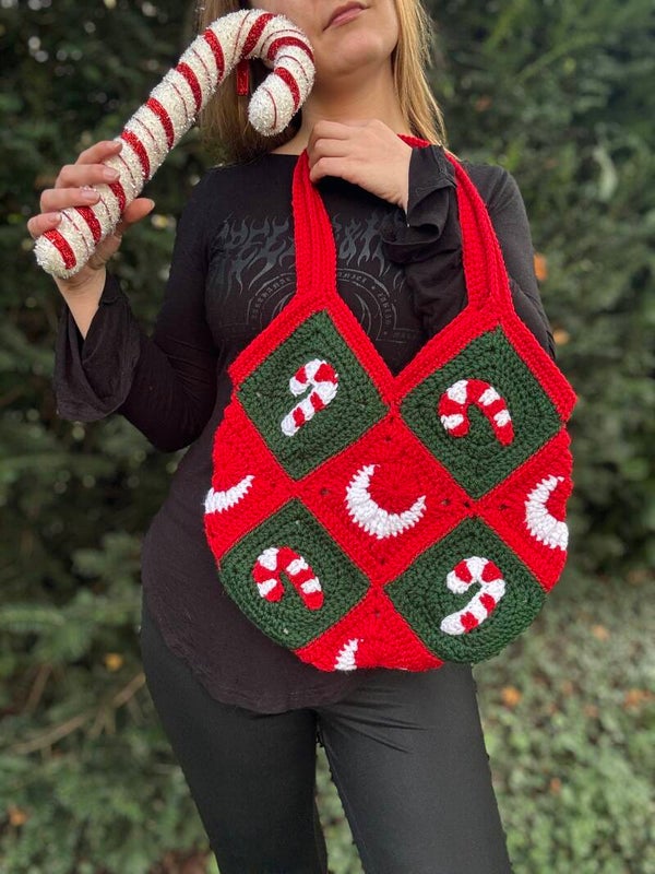 SAC CROCHET « CANDY MOON »