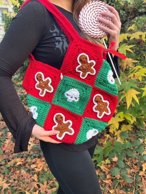 SAC CROCHET « GINGERSKULL »
