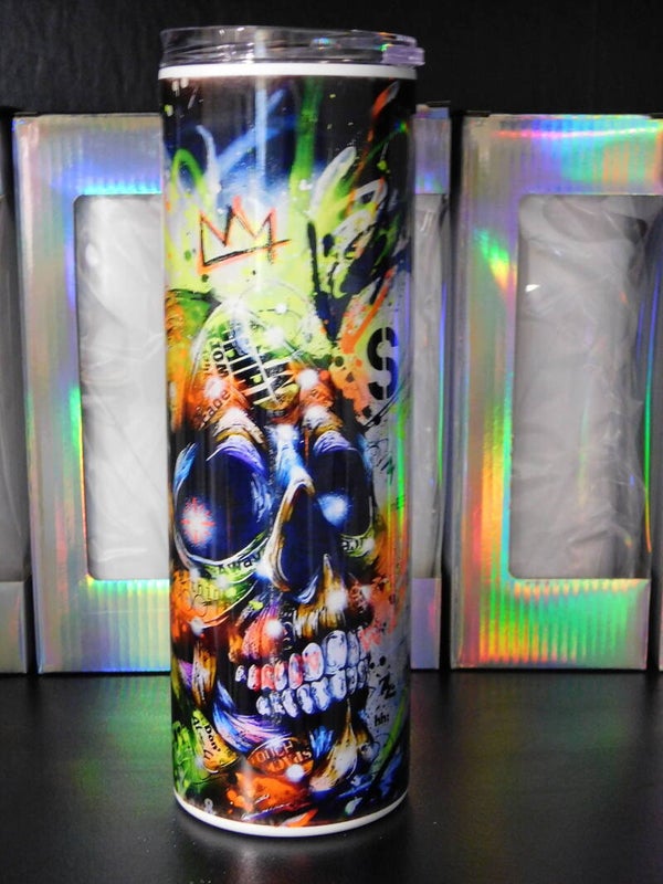 Graffiti Skull Tumbler