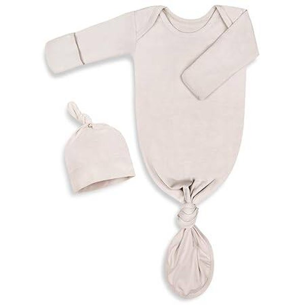 Newborn Gown with Hat