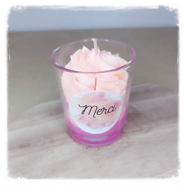 Bougie parfumée "Merci" Evasion Fruitée