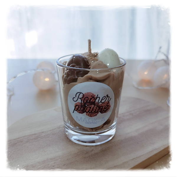 Bougie parfumée Rocher Praliné