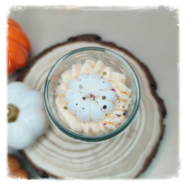 Bougie Parfumée Citrouille Blanche Ambrée