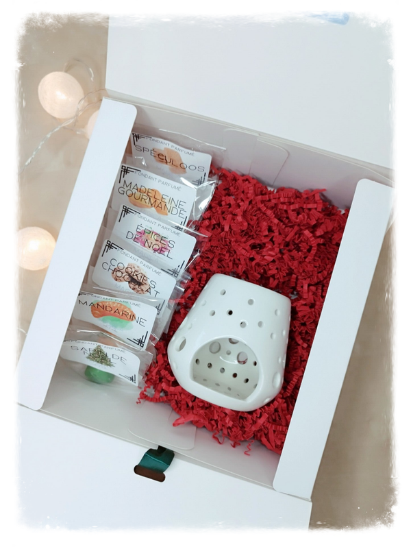 Coffret Magie de Noël 6 Fondants +  Brûle parfum