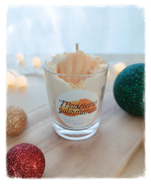 Bougie chantilly parfumée Madeleine Gourmande