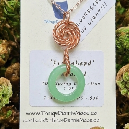 'Fiddlehead' Pendant