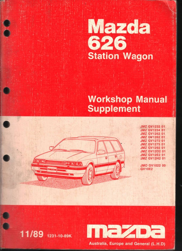 Stationwagen workshop manual supplement