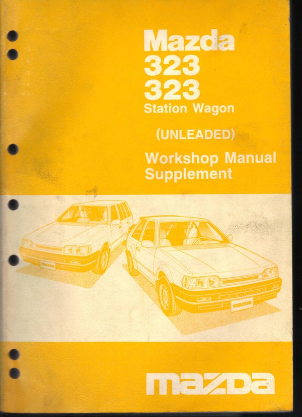 Mazda 323  STATION WAGON ongelood workshop manual suplement