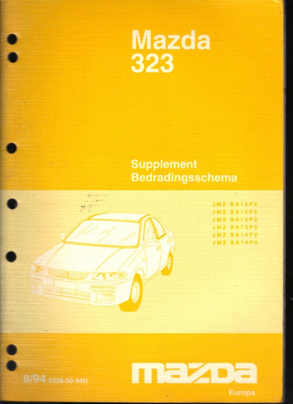 mazda 323 suplememt bedradingschema