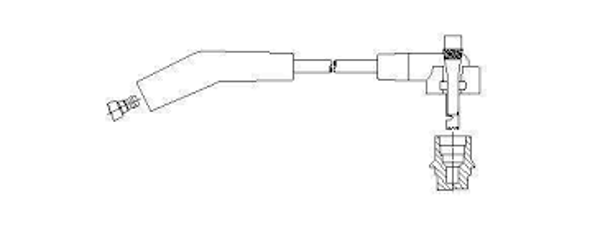 Leiding koppeling 1E03-45-360B