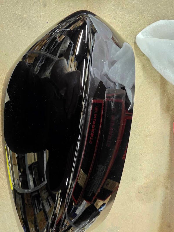 Spiegelkap Links Zwart