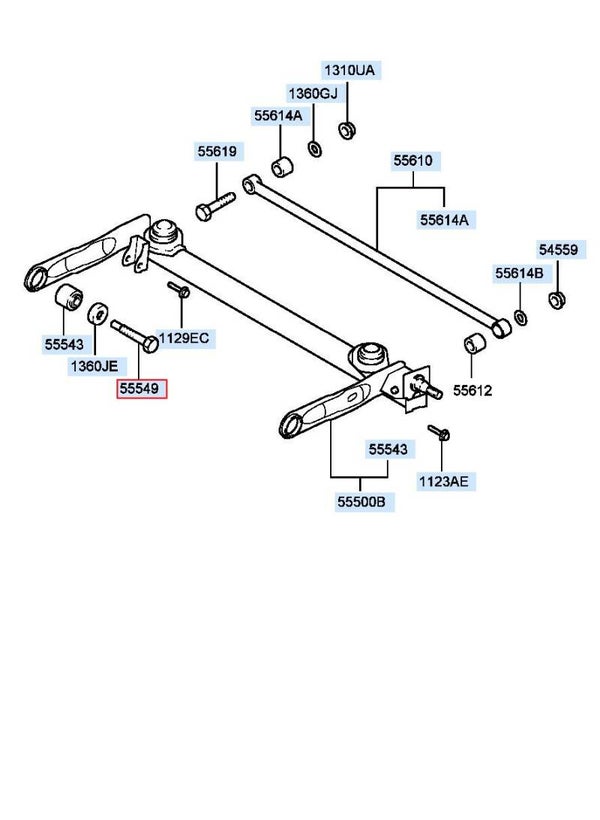 Bout draagarmrubber 55547-0200