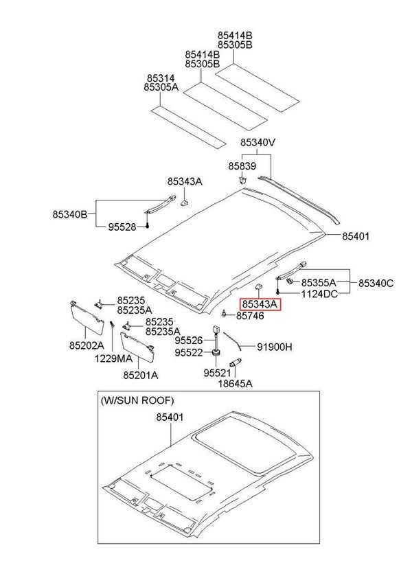 Handel dak 85240-38100NV