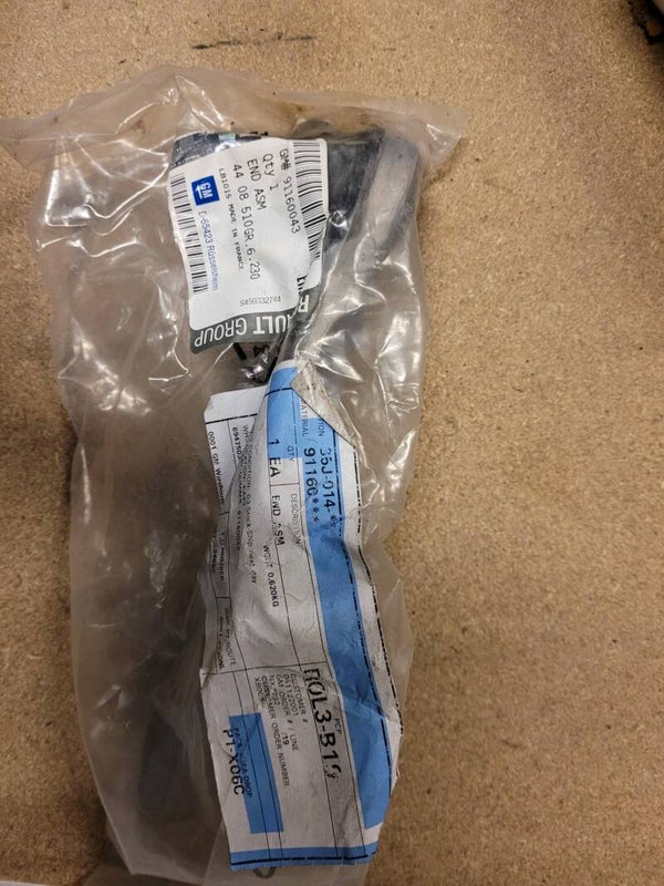 Spoorstangeind links  91160043