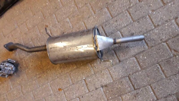 Uitlaat achterdemper B558-40-100A