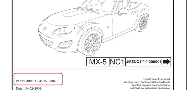 Parkeersensoren Achter C841-V7-290G