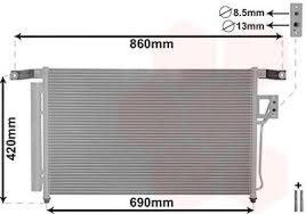 Airco condensor HY5175D