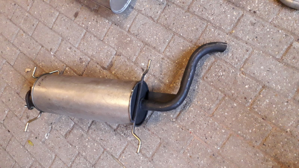 Uitlaat achterdemper RF38-40-100B