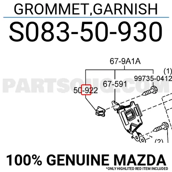 Grommet garnsih S083-50-930