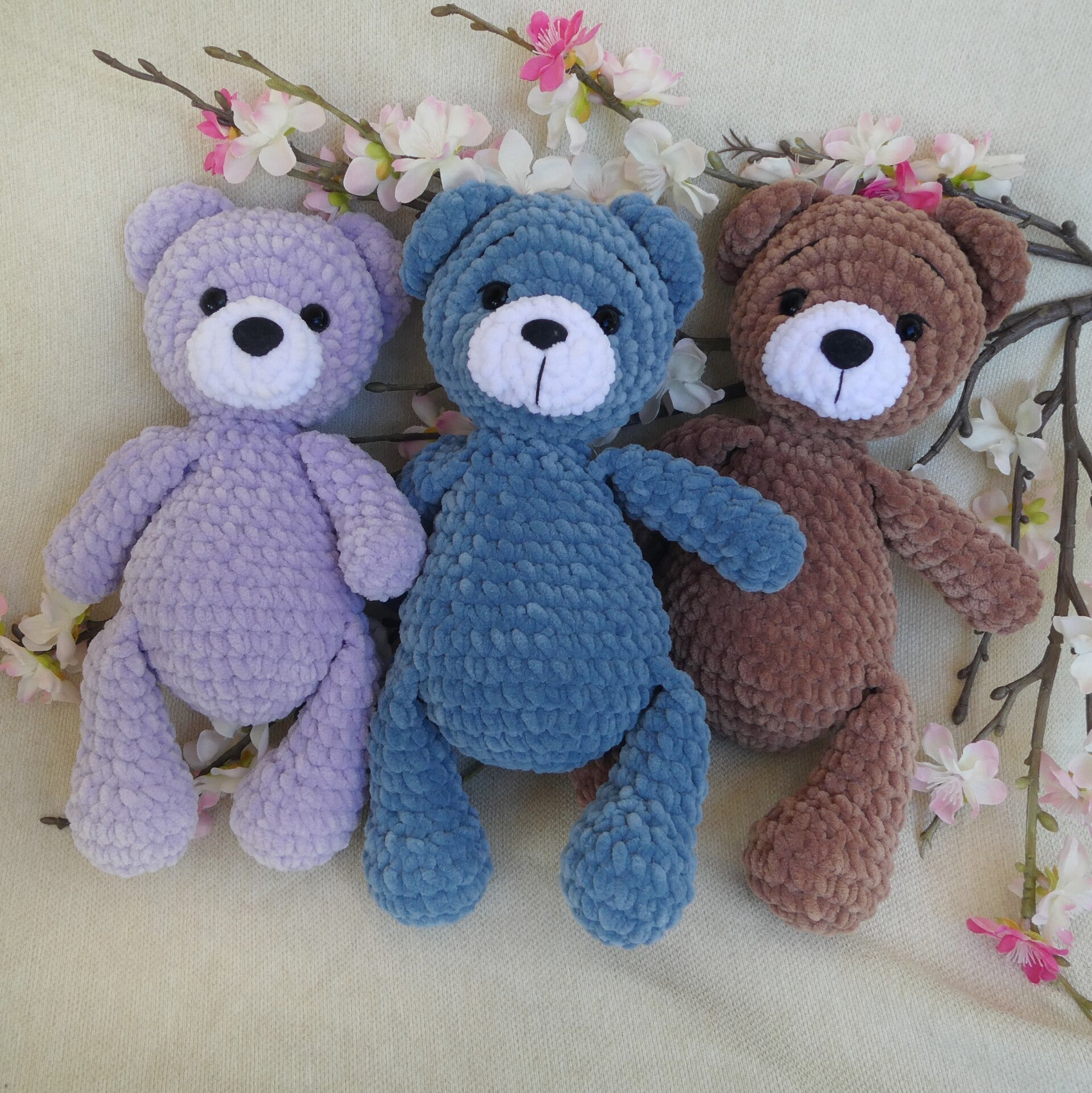 Kleine pluisbeer - Gehaakte teddybeer