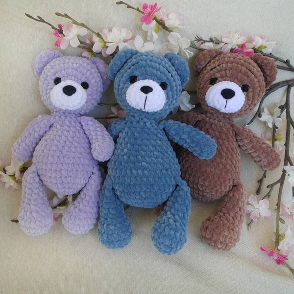 Kleine pluisbeer - Gehaakte teddybeer