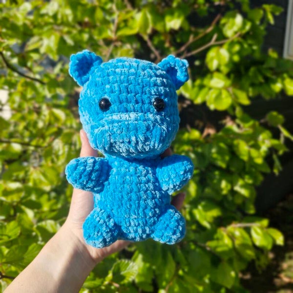 Momo het nijlpaard - Gehaakte knuffel