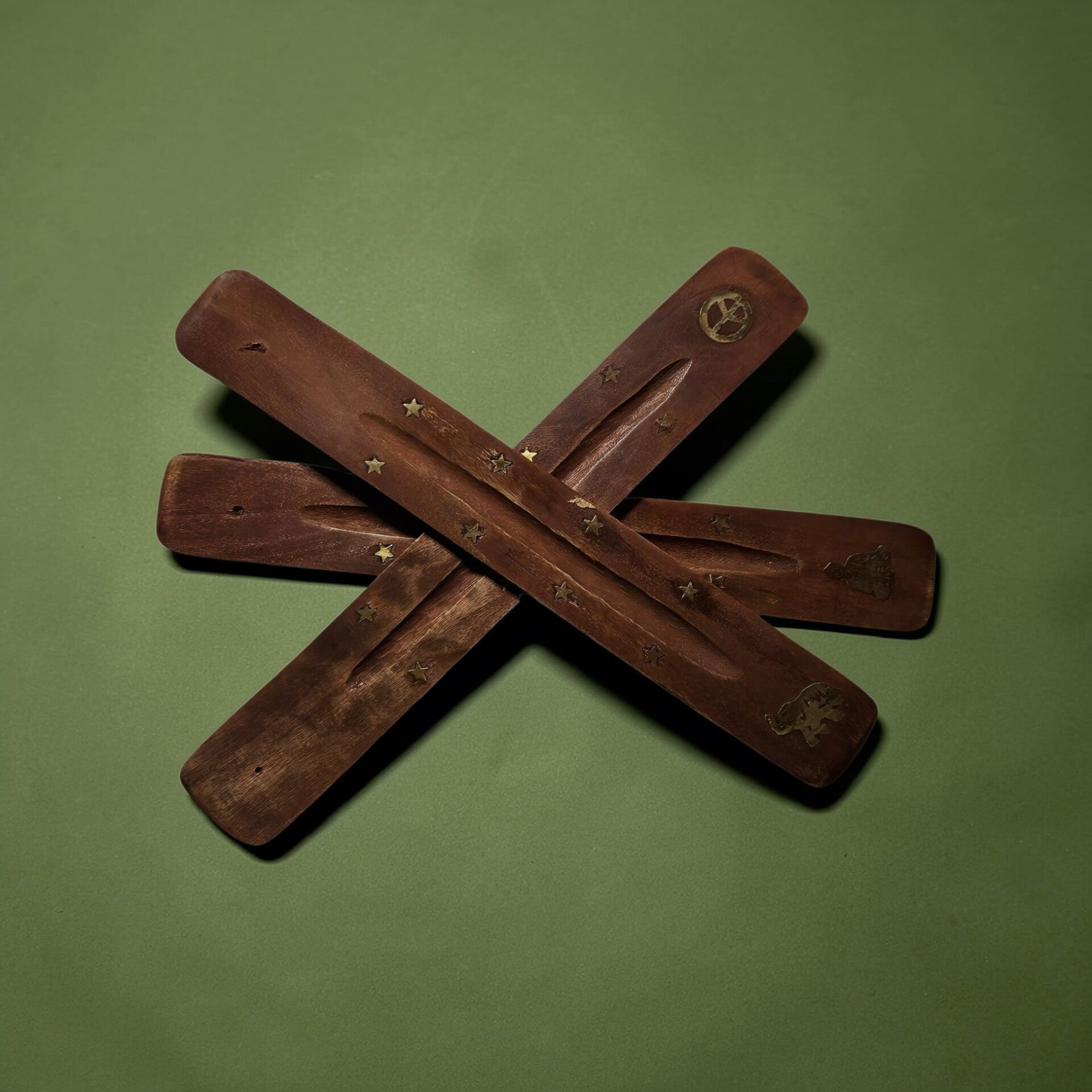 PORTE-ENCENS EN BOIS NATUREL