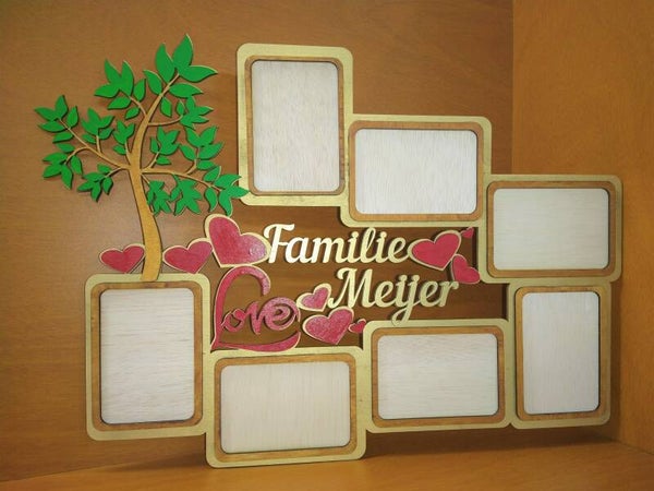 Familie fotolijst