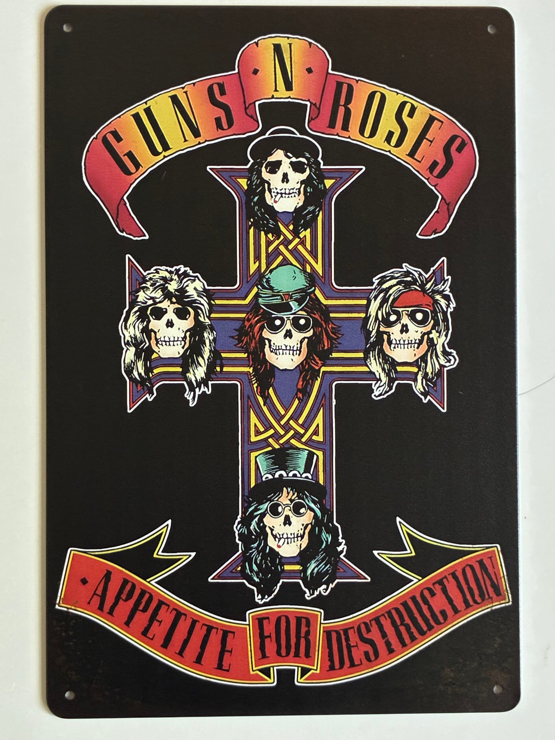 wandbord guns n roses
