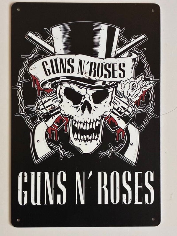 wandbord guns n roses