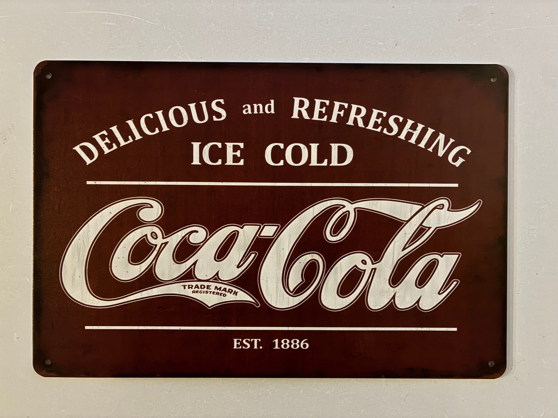 wandbord coca cola