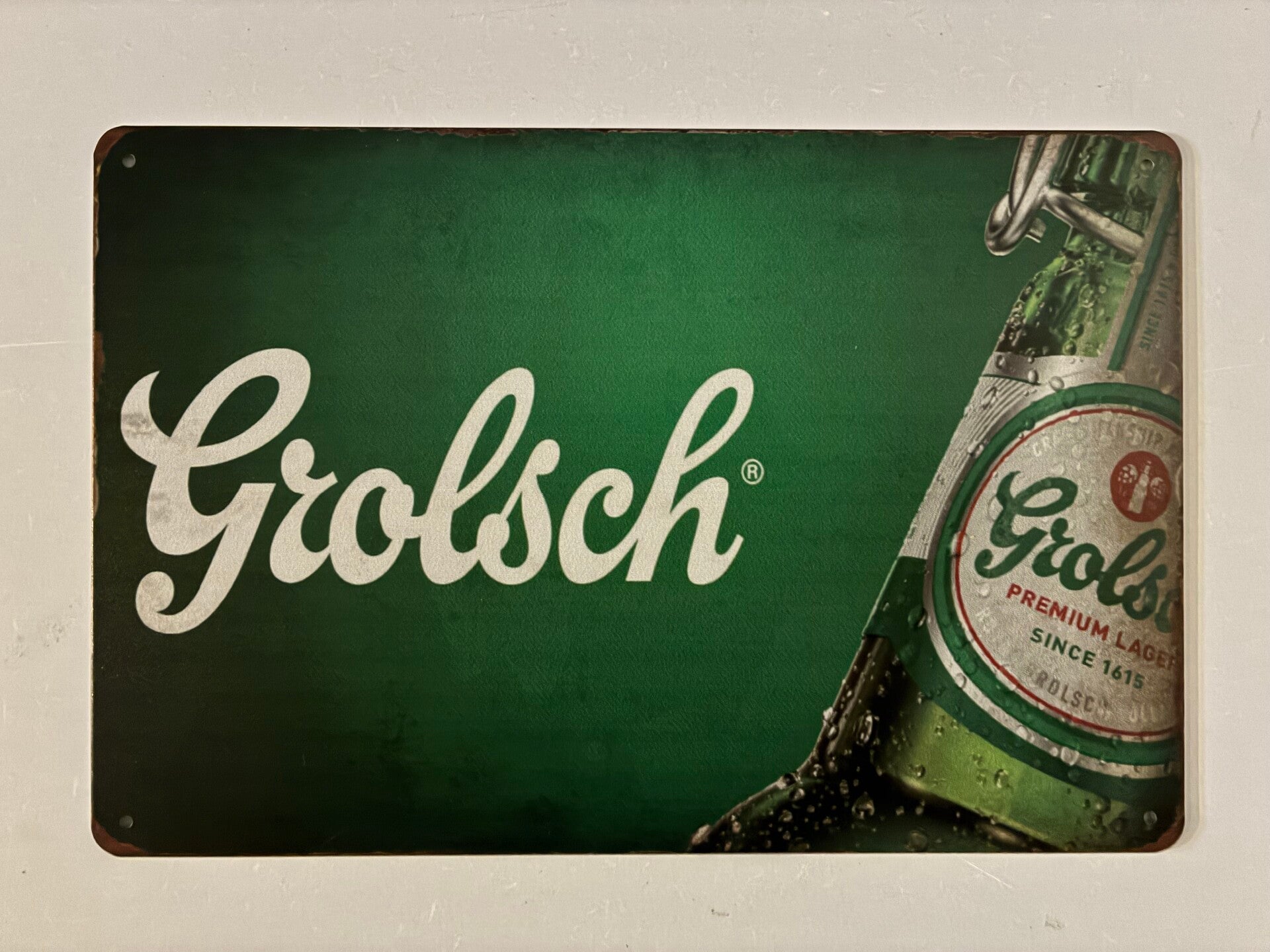 wandbord Grolsch