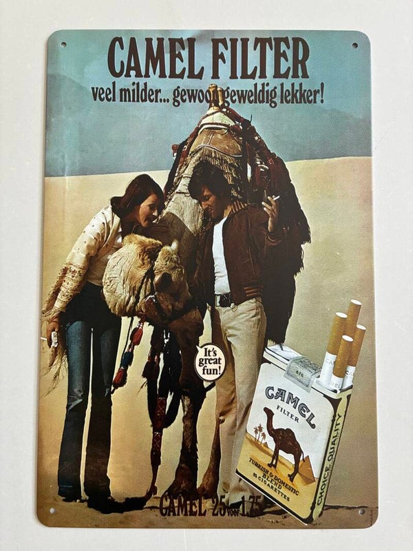 oude reclame camel