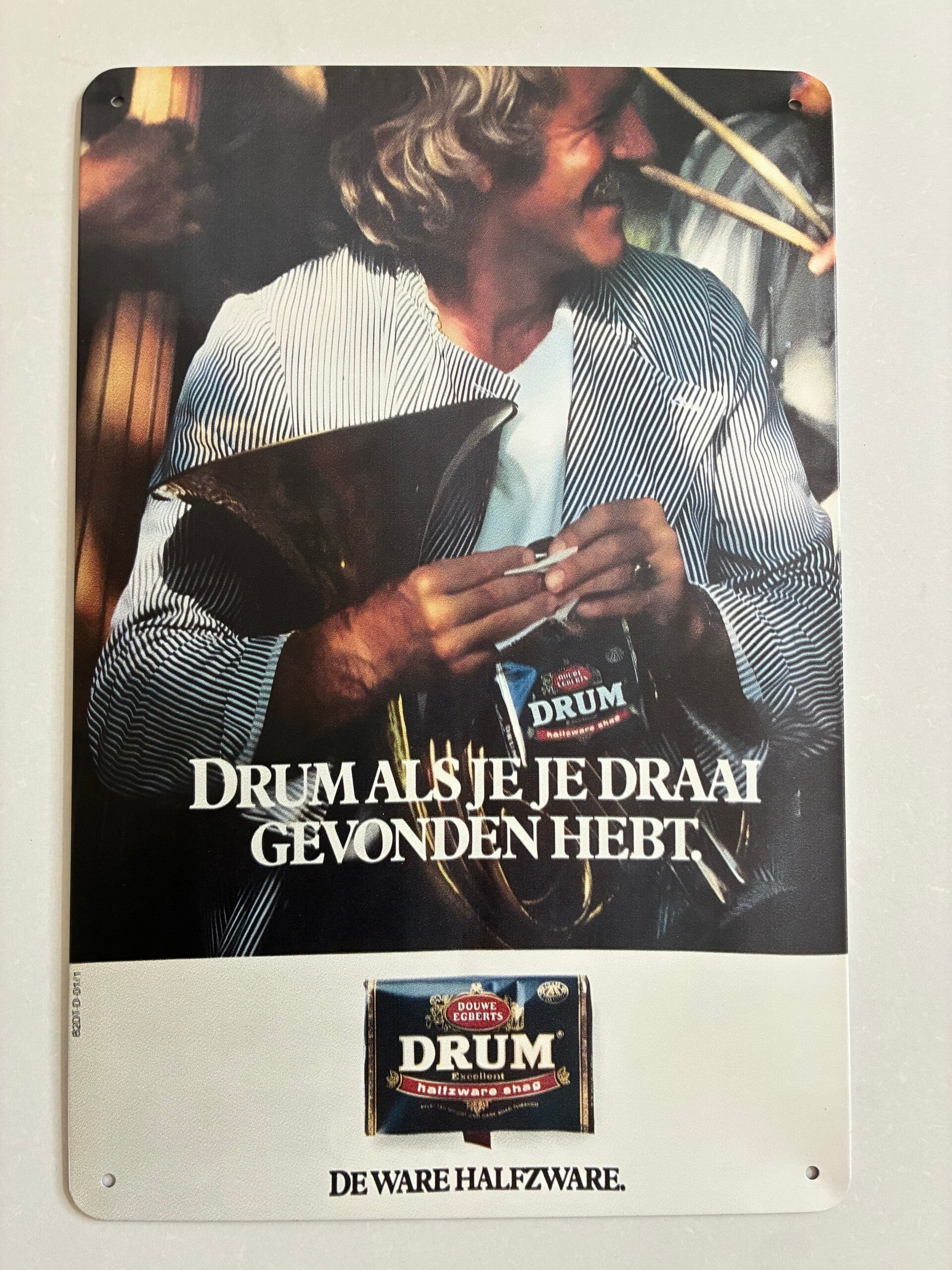 oude reclame drum