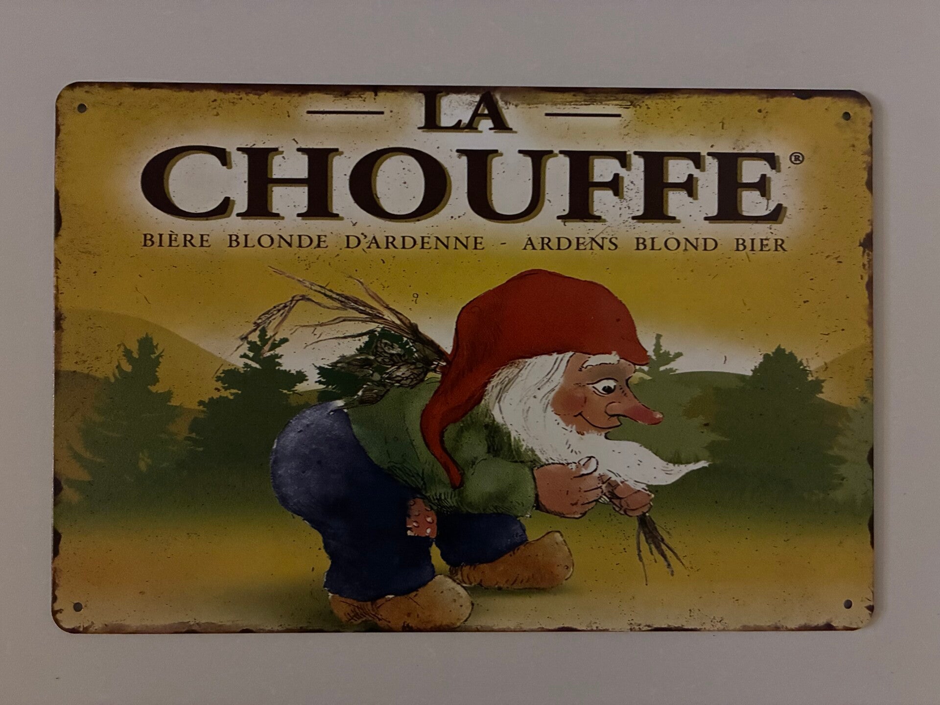 wandbord la chouffe