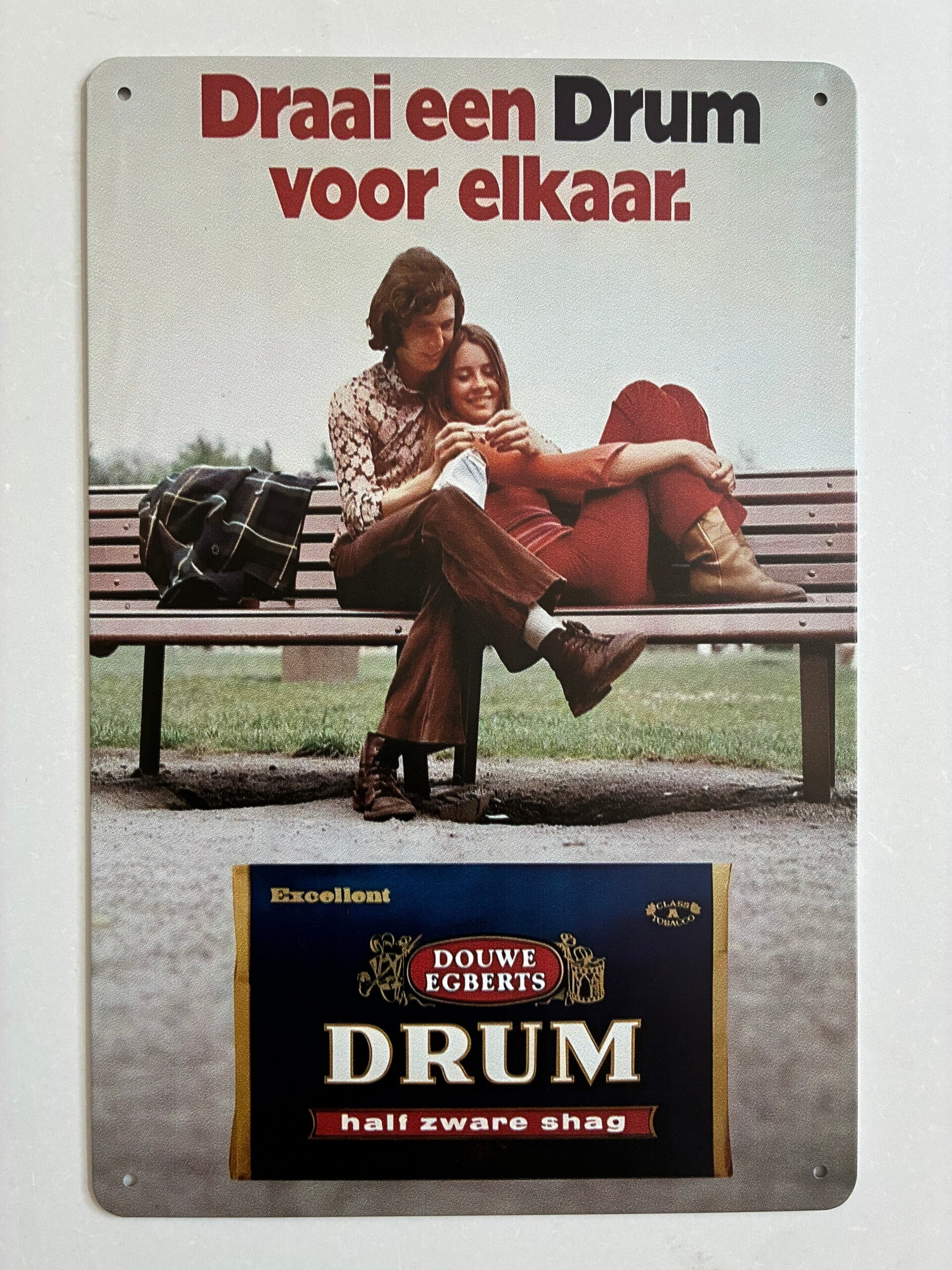 oude reclame drum