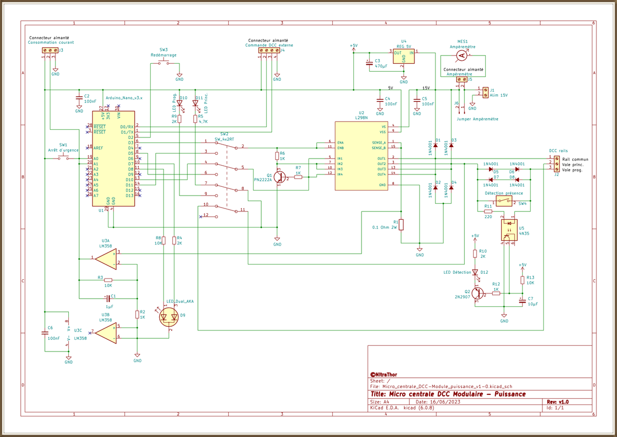 Power module / Modular DCC Micro Central / Micro central DCC / Projects ...