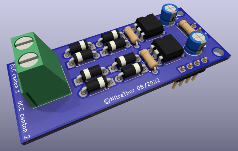 3D view of the canton presence detection map (CDC)