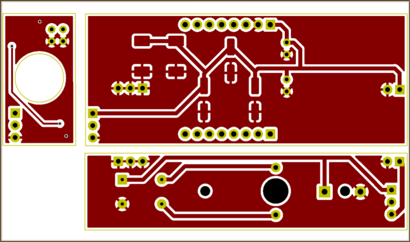 Copper face up of WACAM-N dash cam PCBs