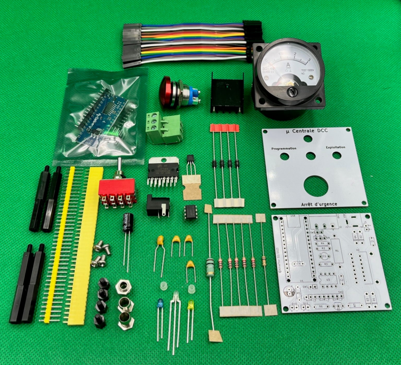 Présentation des composants nécessaires à la réalisation de la micro centrale DCC minimale