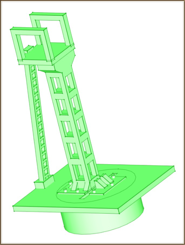 Mât léger droit hauteur normale version 6