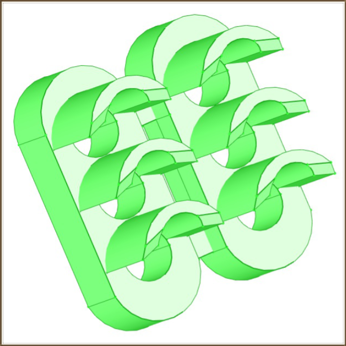 Parasols type A 3 feux