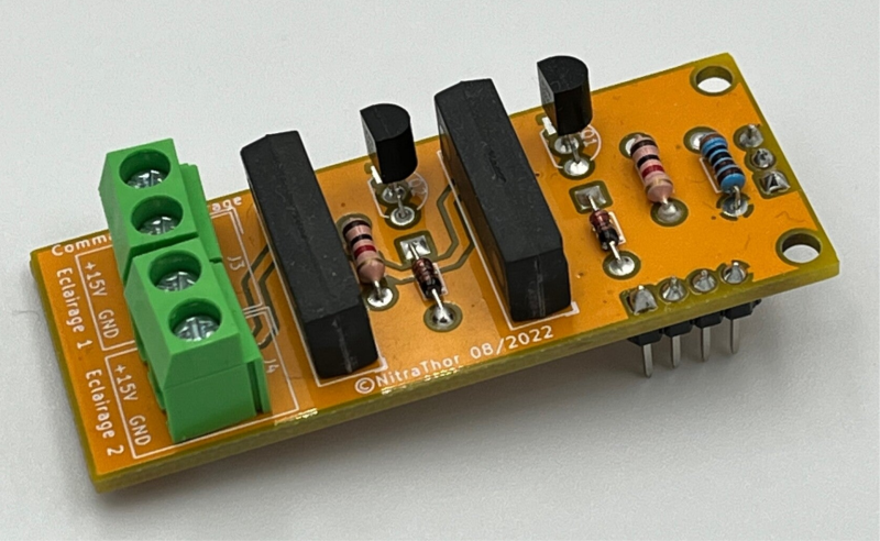 Carte de commande d'éclairage (CCE) version 1.0