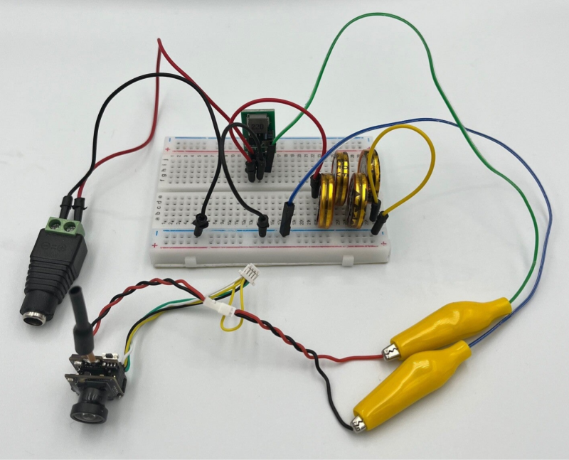 Montage rapide de la caméra embarquée dans une locomotivve (LOCAM-N) version 0.5