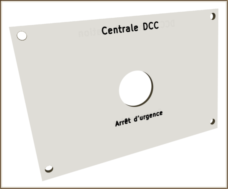 Face du dessus  (urgence) du module de puissance