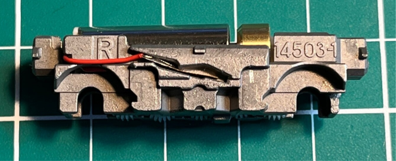 Bloc moteur de la motrice KATO à deux essieux